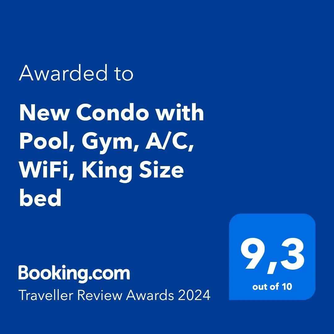 New Condo With Pool, Gym, A/C, Wifi, King Size Bed Cancun Apartment